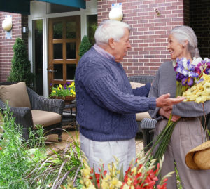 Pacific Place Urban Senior Living Front Door Patio