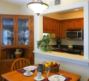 Pacific Place Urban Senior Living kitchens for residents that entertain
