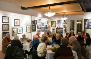 Lunch in the Old Orchard gallery - Pacific Place Urban Senior Living